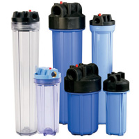 Cartridge filter housing
